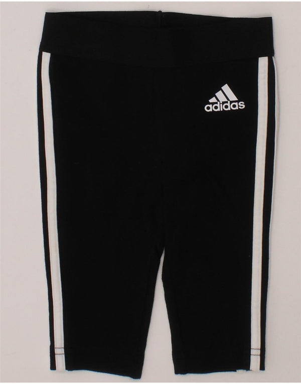 ADIDAS Baby Boys Tracksuit Trousers 3-6 Months  Black Cotton