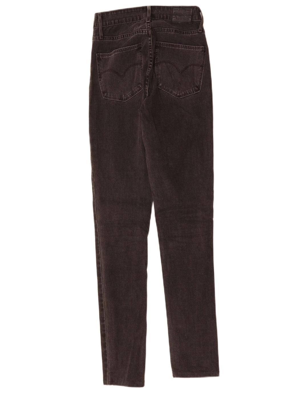 LEVI'S Jeans skinny a vita alta 721 da donna W26 L30 cotone grigio