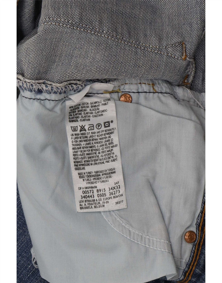 Jeans Levi's 572 Bootcut da donna W34 L29 in cotone blu