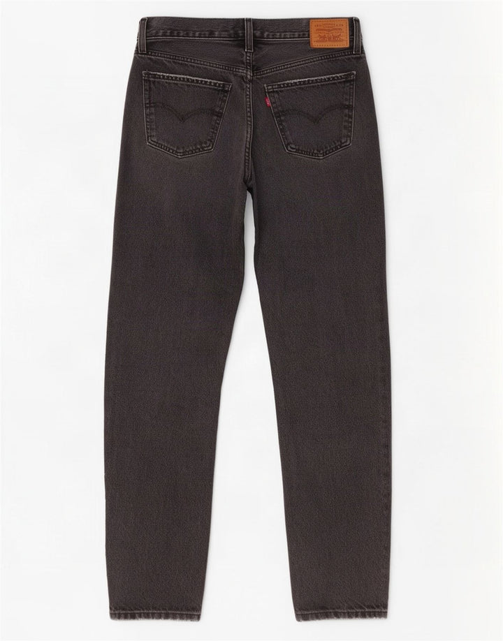 Jeans dritti Middy da donna Levi's W29 L31 cotone grigio