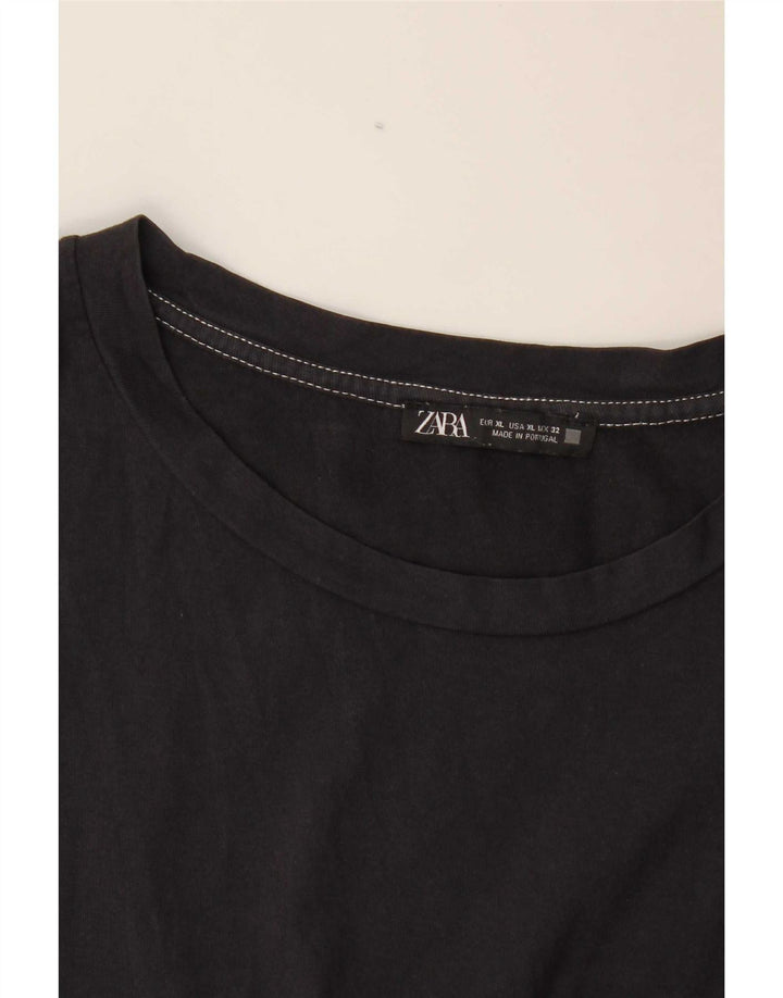 Maglietta Zara da donna Top UK 18 XL Nera