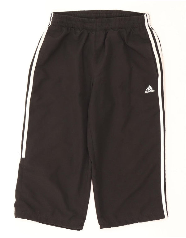 Pantaloni da tuta Adidas Climalite Graphic Capri da uomo di colore nero medio