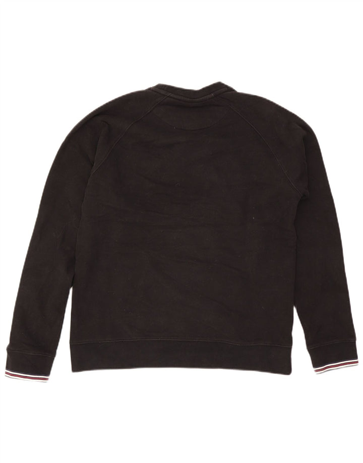 Felpa grafica da uomo Fila Maglione piccolo cotone chiazzato nero