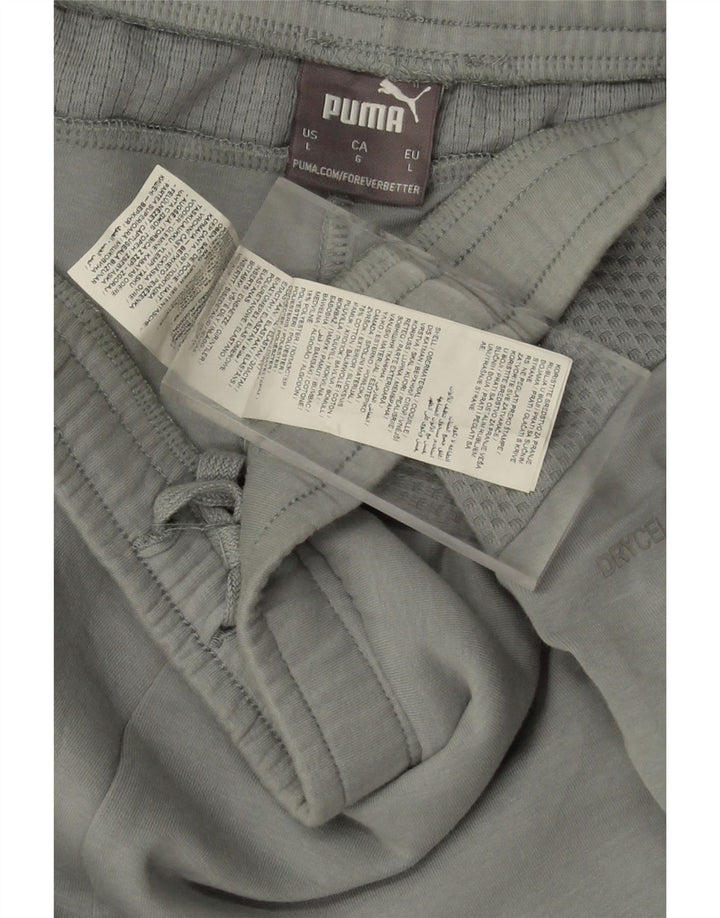 Pantaloni da tuta da uomo PUMA Manchester City, grandi, in cotone grigio