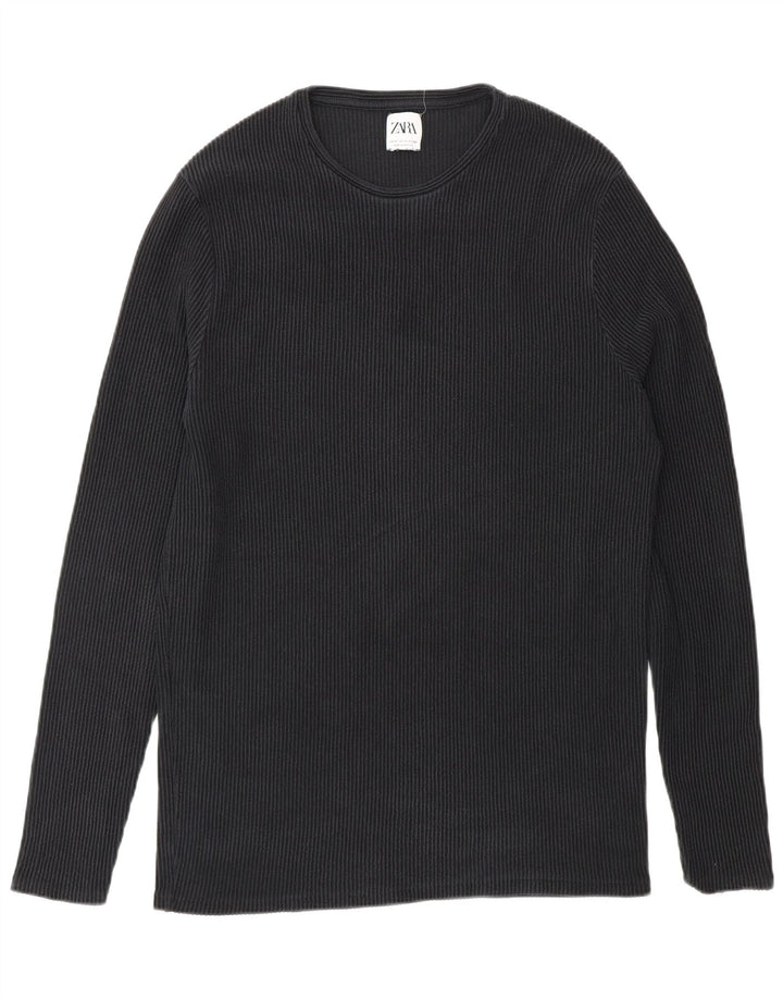 Maglione maglione girocollo da uomo Zara XL nero