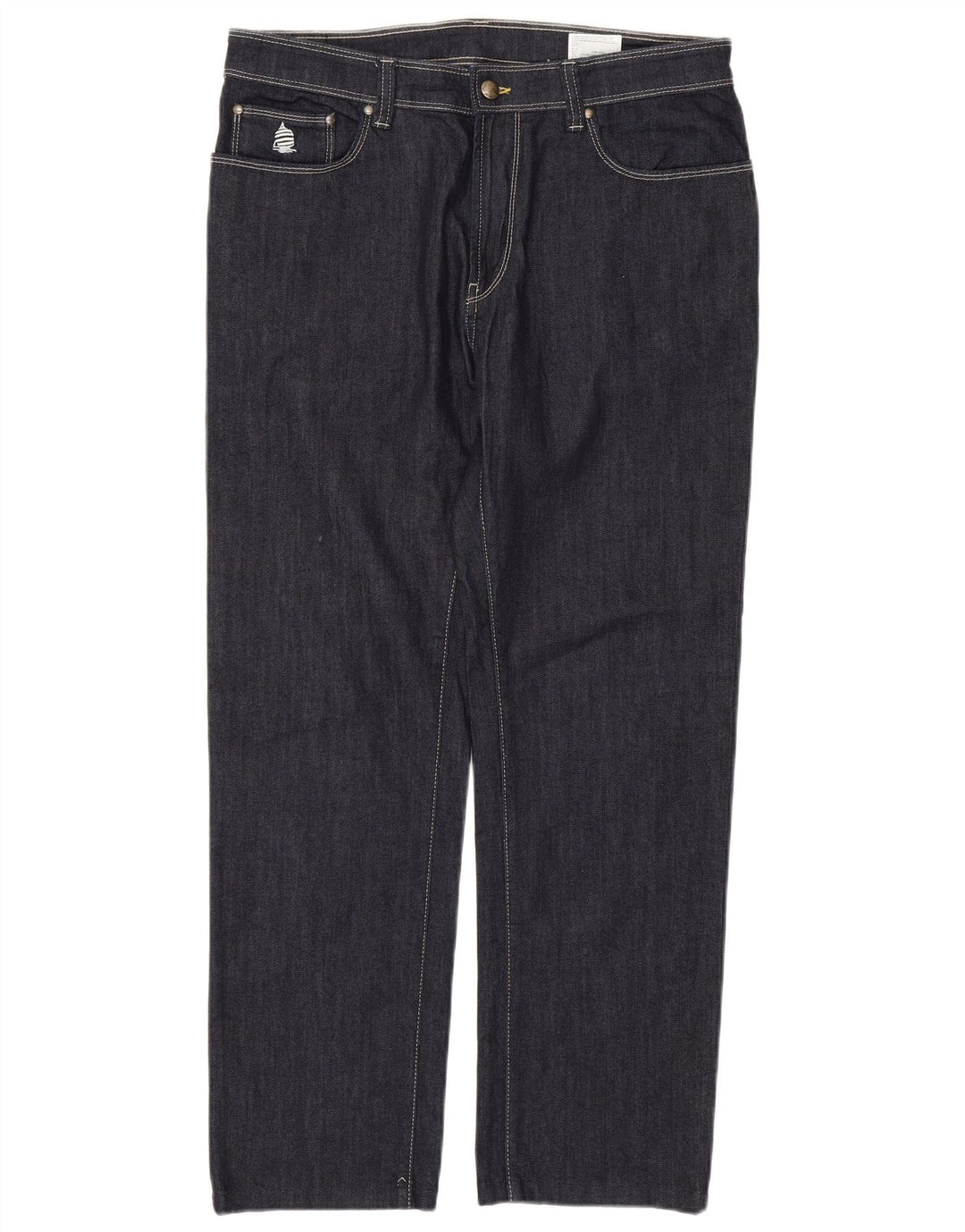 MARINA YACHTING Jeans dritti da uomo W36 L29 cotone blu navy