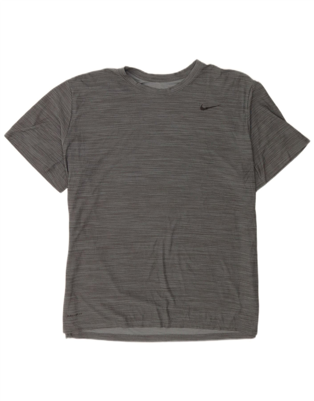 T-shirt Nike Dri Fit da uomo XL in poliestere chiazzato grigio