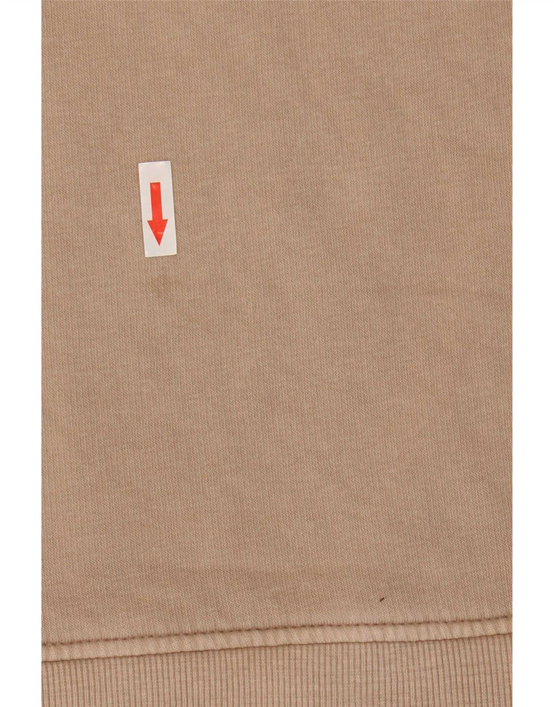 Felpa oversize da donna Zara UK 14 Cotone beige medio