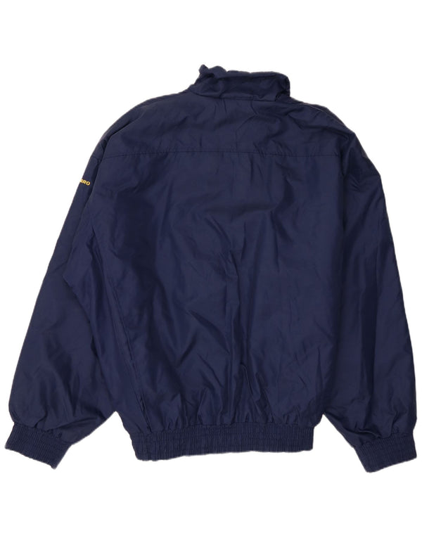 Giacca da ginnastica da uomo Umbro vestibilità ampia XL in nylon blu navy