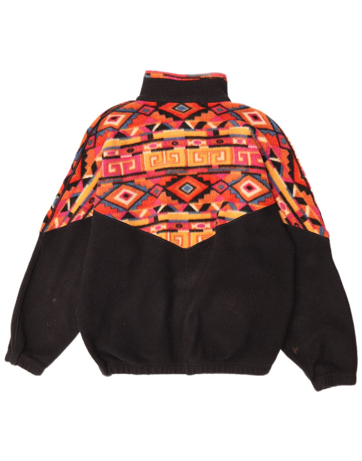 Maglione in pile da uomo Endurance con zip e collo grande multicolore a blocchi di colore