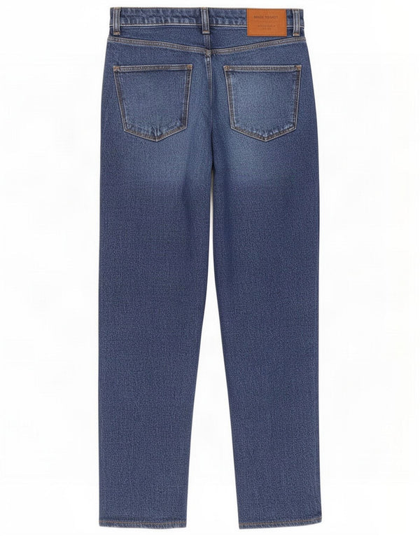 C&A Womens Mom High Waist Tapered Jeans EU 34 XS W26 L27 Blue Cotton