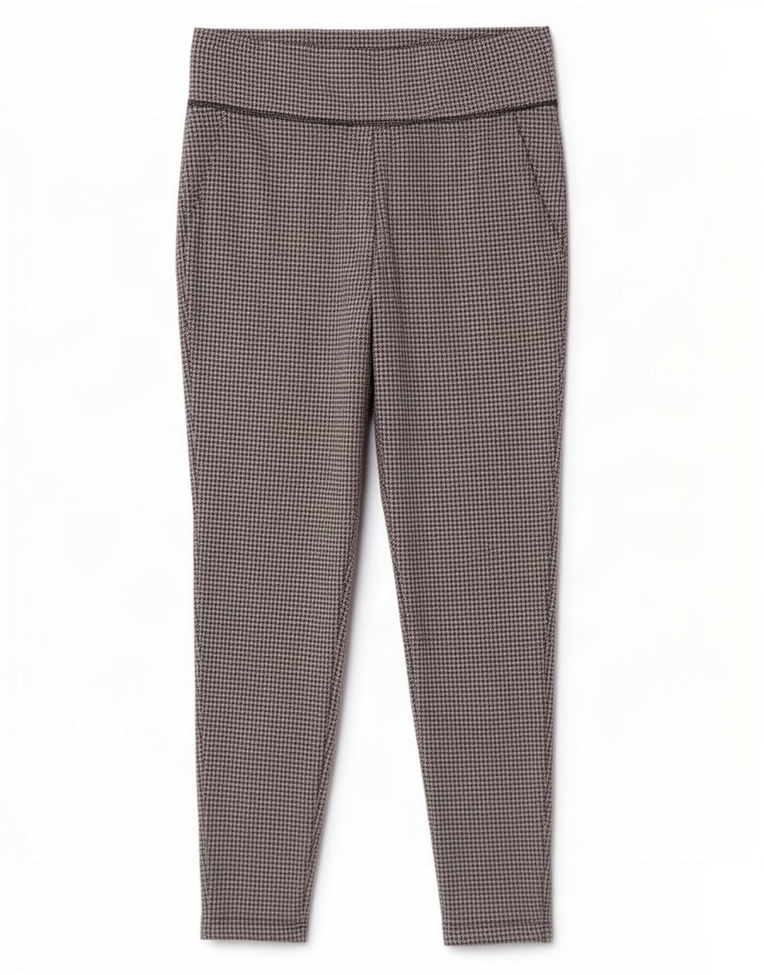 Leggings da donna Marks & Spencer UK 14 Grande poliestere pied de poule nero