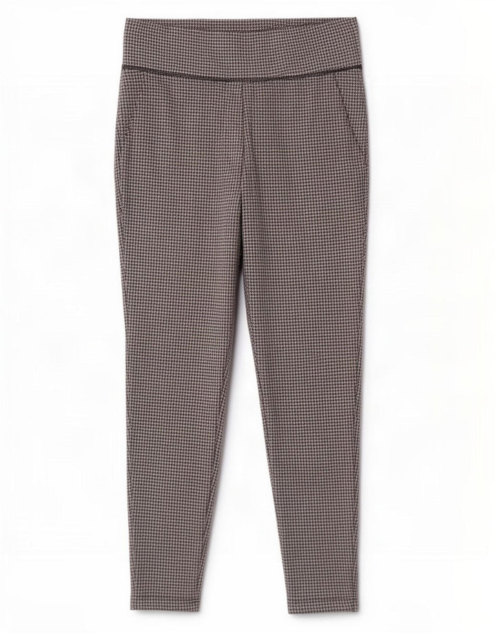 Leggings da donna Marks & Spencer UK 14 Grande poliestere pied de poule nero