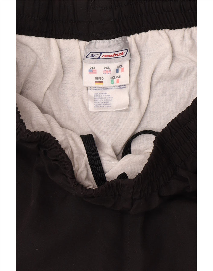 Pantaloncini sportivi Reebok da uomo 2XL neri in poliestere