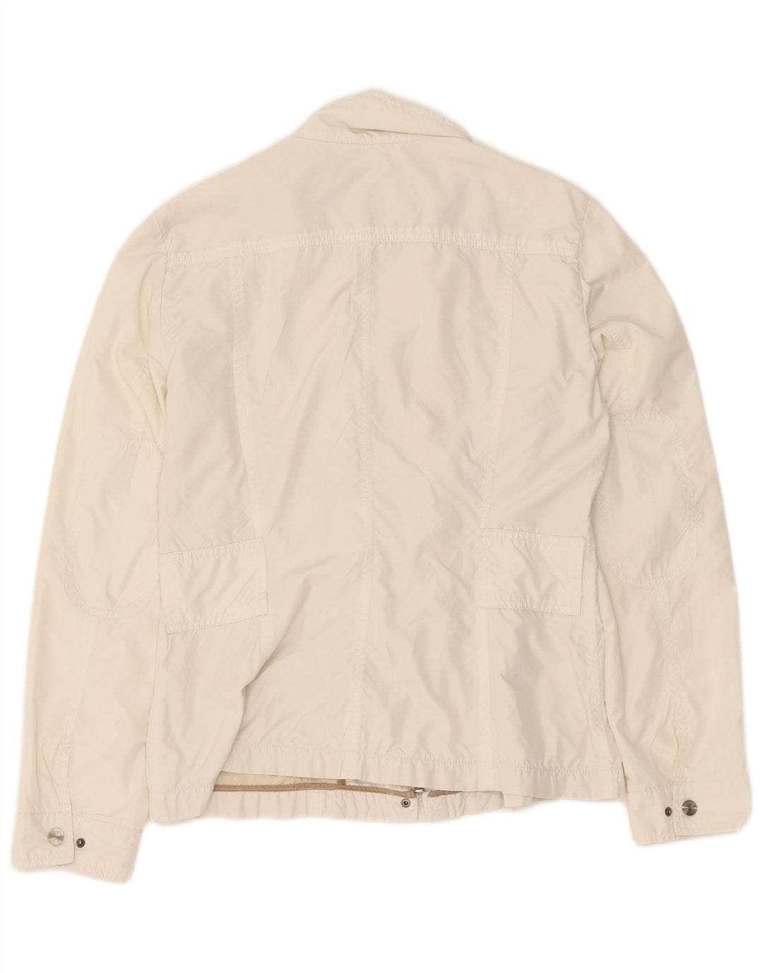 Giacca utility da donna Zara UK 14 Large in poliestere bianco sporco