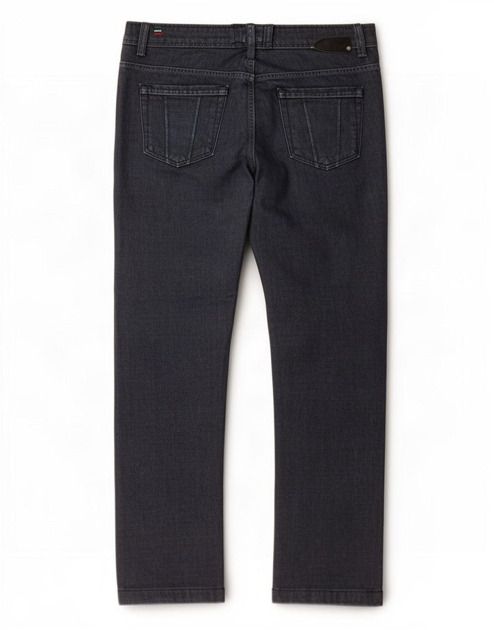Jeans dritti da uomo Diesel Revick W33 L30 in cotone blu navy