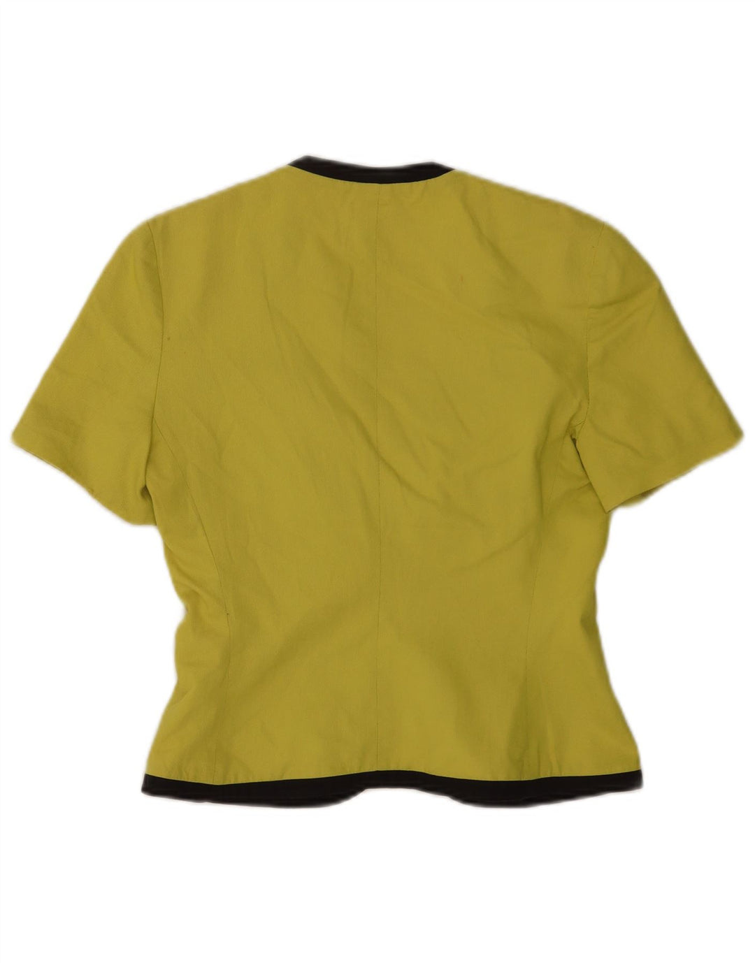 Top corto a maniche corte da donna Max Dine IT 44 giallo medio