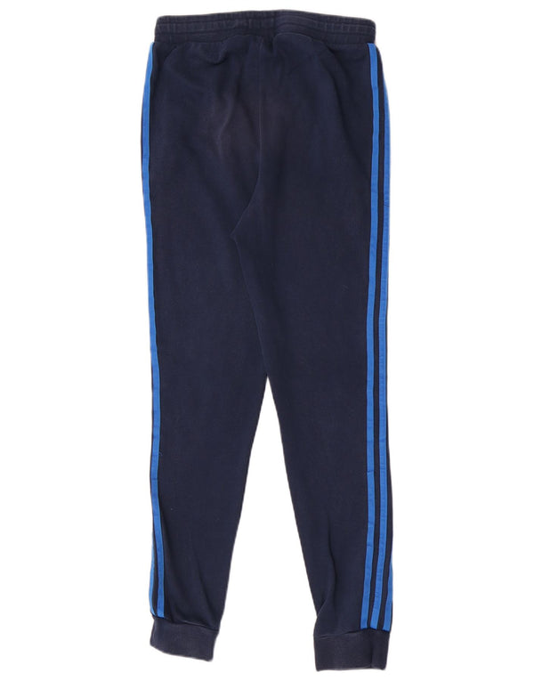 Pantaloni della tuta da ragazzo Adidas Joggers 13-14 anni in cotone blu navy