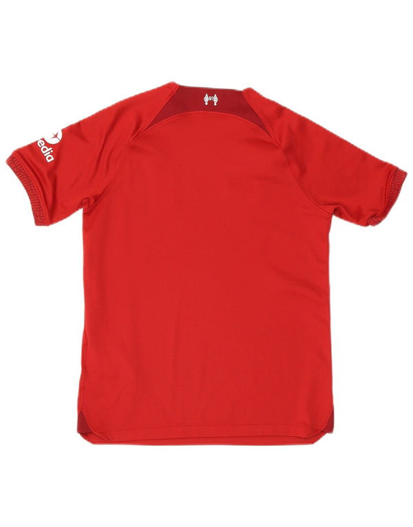 T-shirt grafica da ragazzo Nike Liverpool, 12-13 anni, grande, in poliestere rosso
