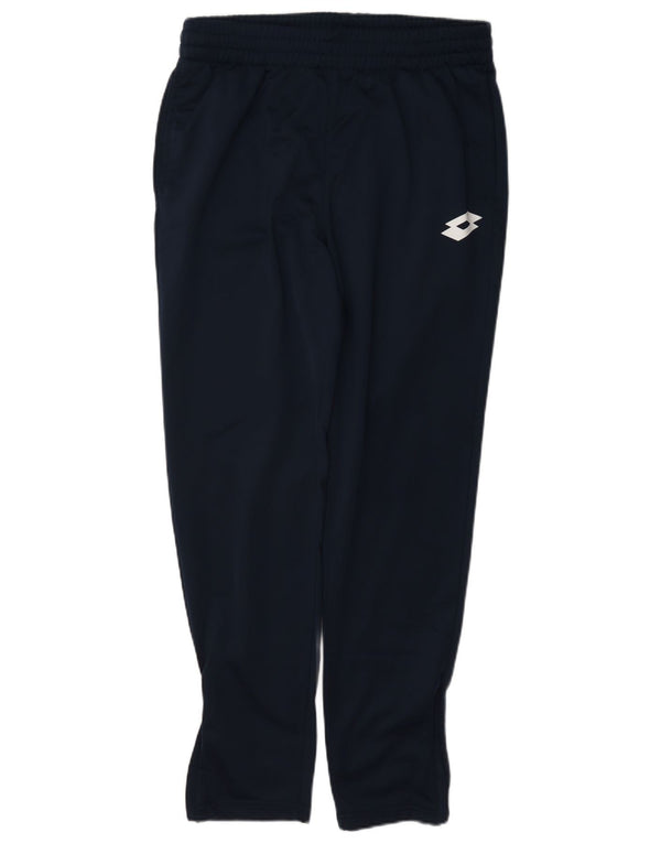 Pantaloni da tuta da uomo Lotto Medio in poliestere blu navy