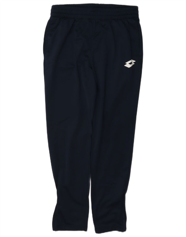 Pantaloni da tuta da uomo Lotto Medio in poliestere blu navy