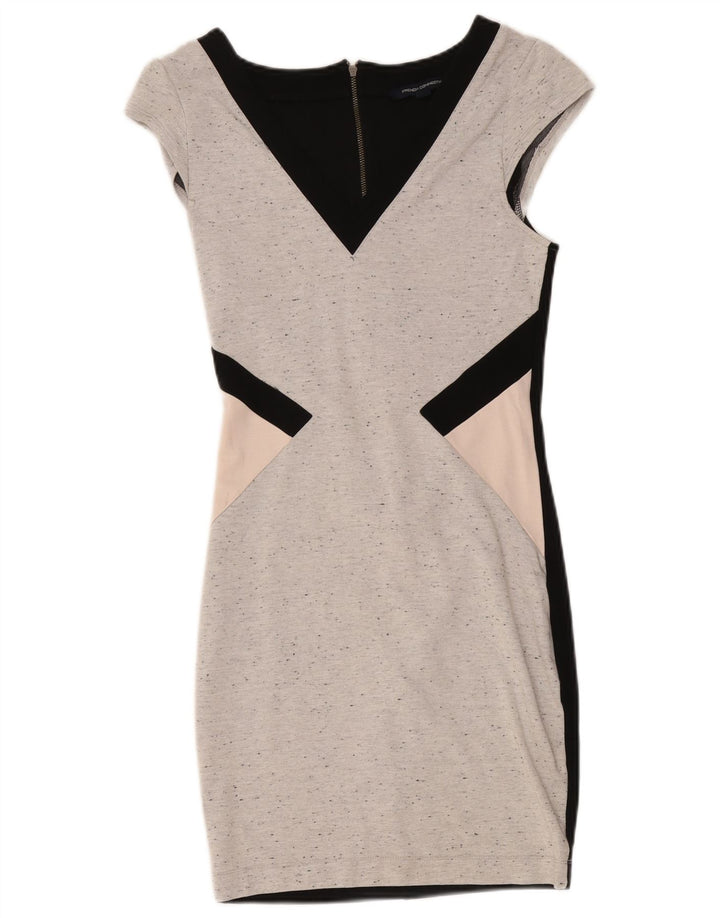 Abito tubino da donna French Connection UK 12 Viscosa color block grigio medio