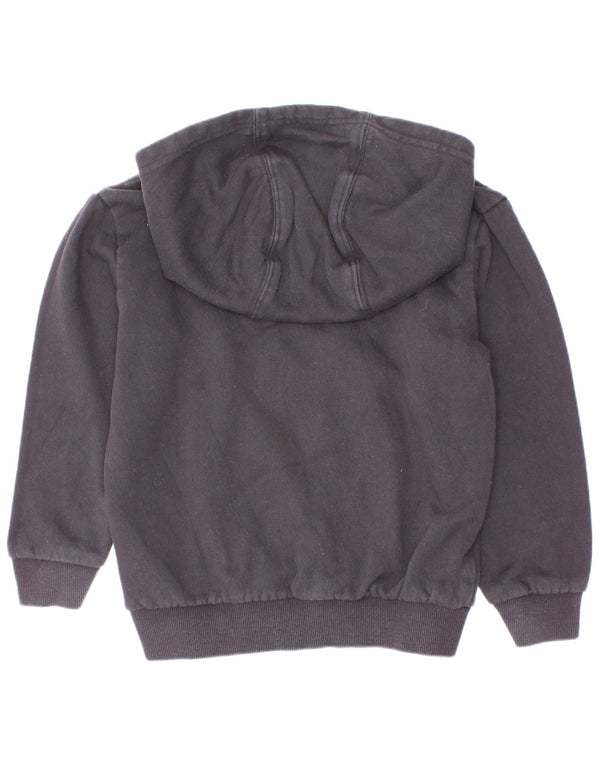 Felpa con cappuccio grafica Adidas da ragazzo 6-7 anni in cotone nero