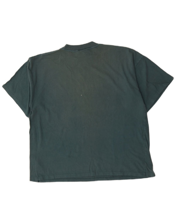 The Sweater Shop T-shirt da uomo Top 2XL cotone verde