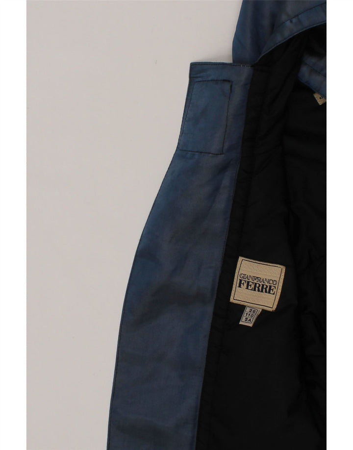 GIANFRANCO FERRE Boys Hooded Gilet 4-5 Years Blue Vintage Gianfranco Ferre and Second-Hand Gianfranco Ferre from Messina Hembry 
