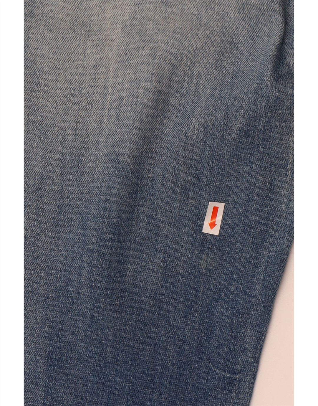 DIESEL Womens Straight Jeans W25 L31 Blue Cotton