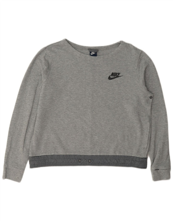 Felpa da donna Nike Jumper UK 18 XL cotone grigio