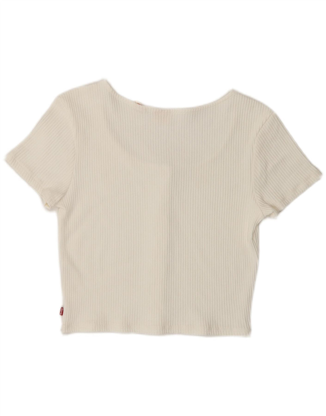Camicetta corta da donna Levi's UK 14 grande bianca