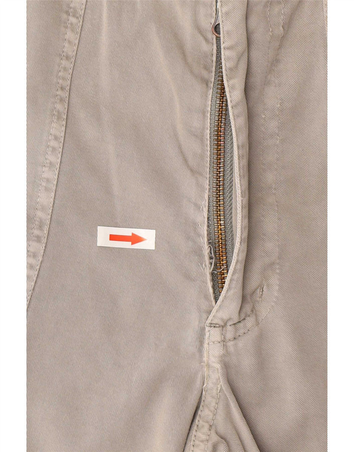 Marlboro Classics Pantaloncini cargo da uomo grandi W34 Cotone grigio