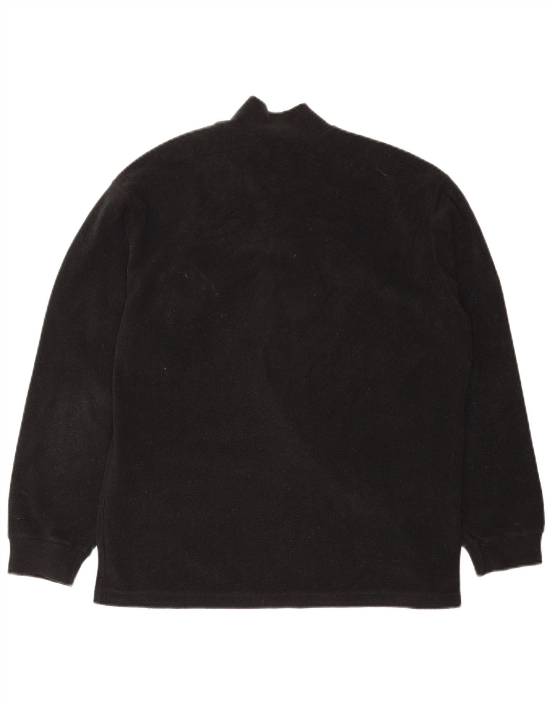 Maglione in pile Fila da uomo con zip e collo medio nero