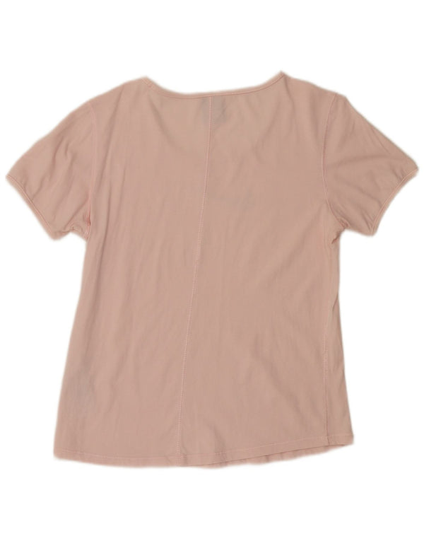 T-shirt grafica da donna Nike Top UK 14/16 grande in cotone rosa
