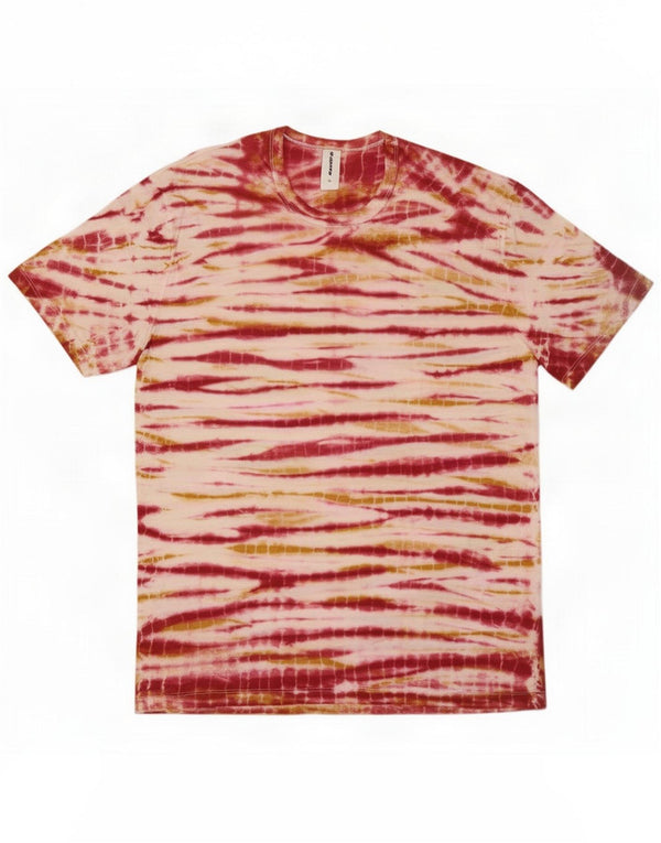 T-shirt da uomo Lotto Top XL in cotone tie-dye multicolore