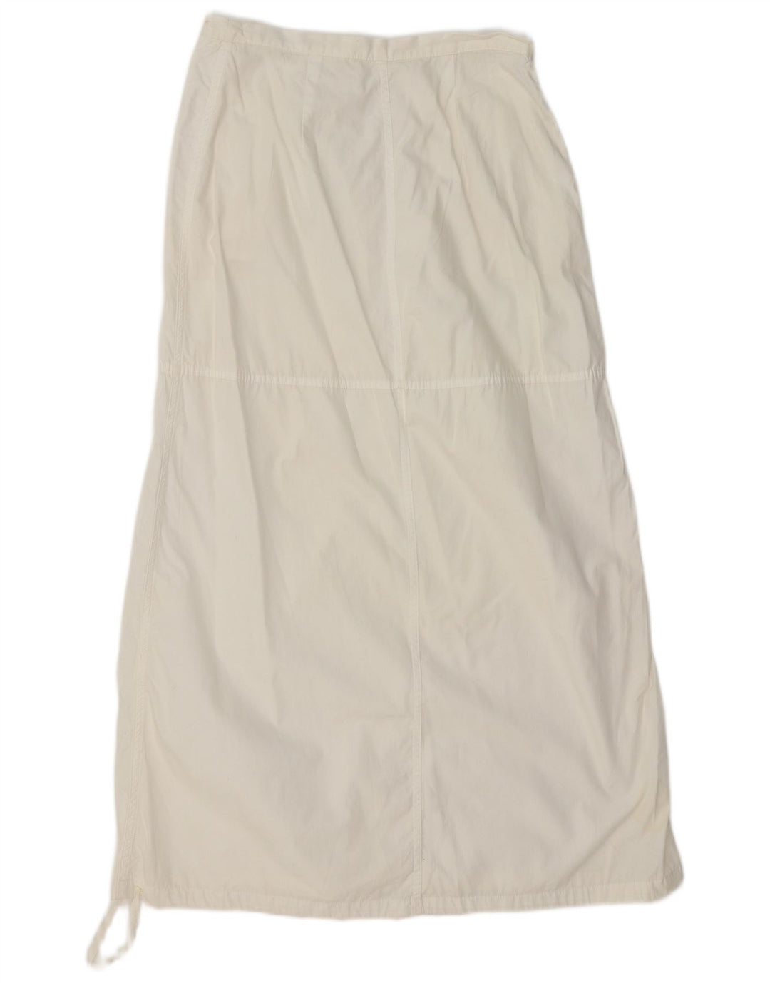 Gonna lunga a vita alta da donna Benetton W30 bianca media