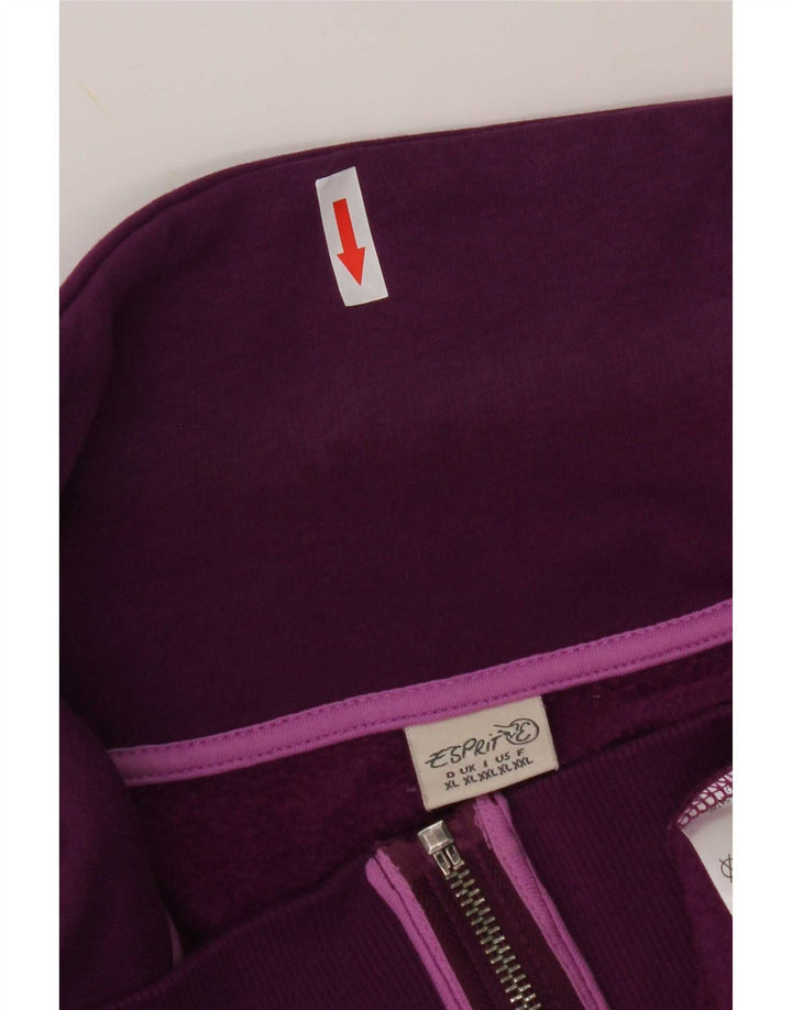 Giacca da ginnastica da donna Esprit UK 18 XL cotone viola