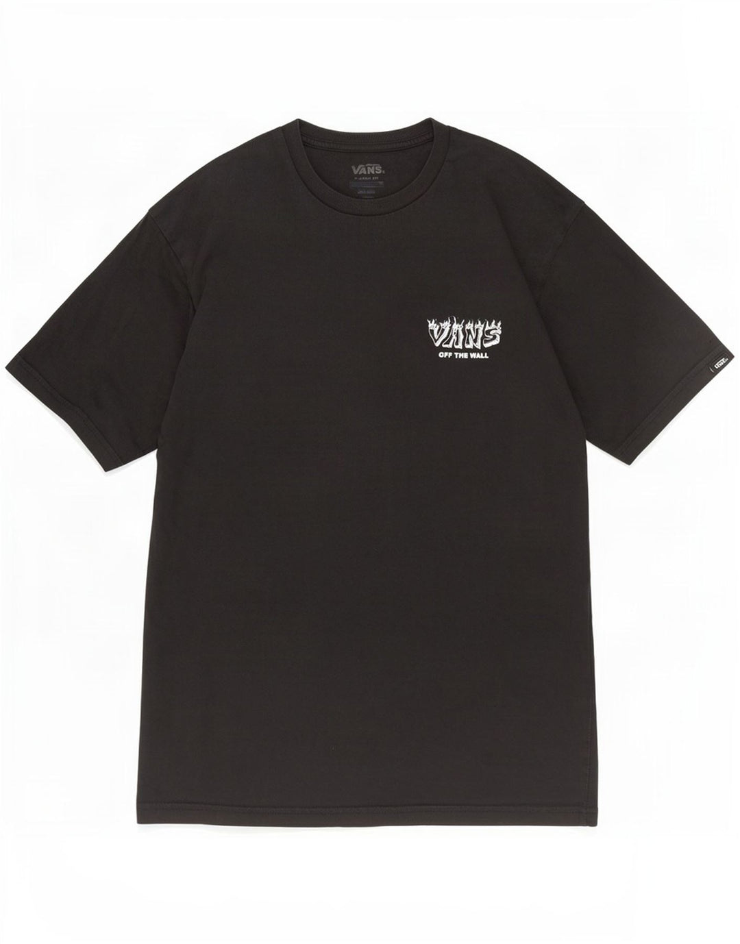 T-shirt grafica da uomo con vestibilità classica Vans, cotone medio nero