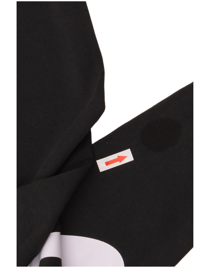 Leggings grafici da donna Nike UK 8 piccoli in cotone nero