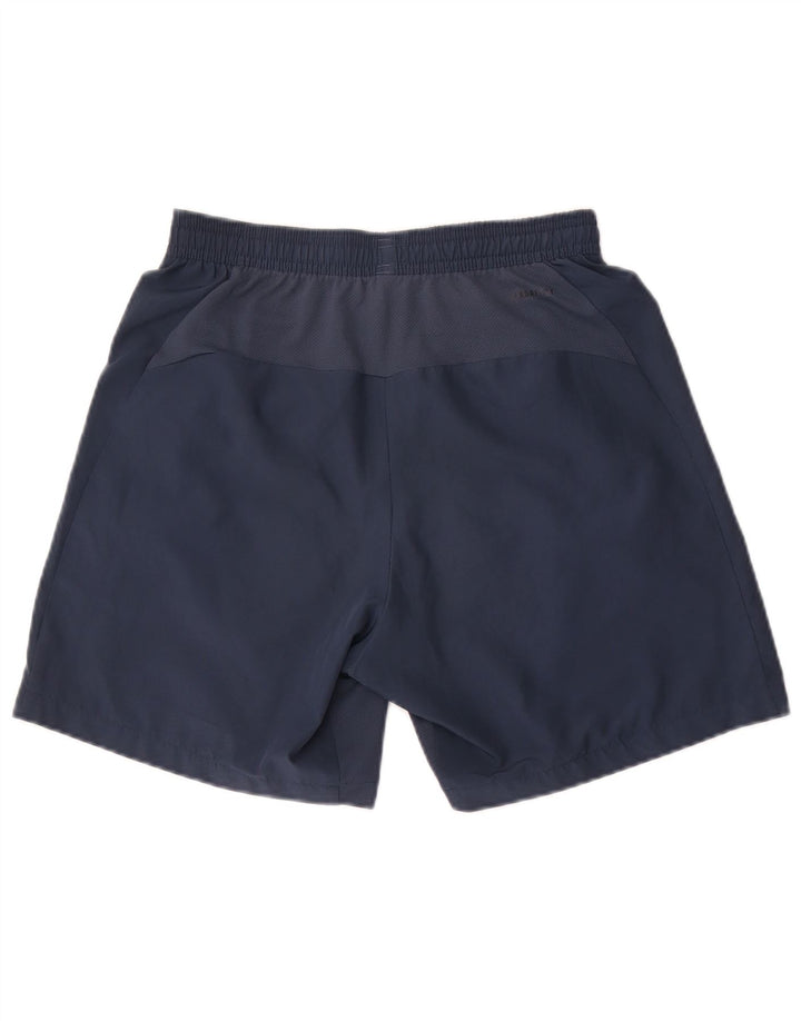 Pantaloncini sportivi Adidas Aeroready da uomo piccoli in poliestere blu navy