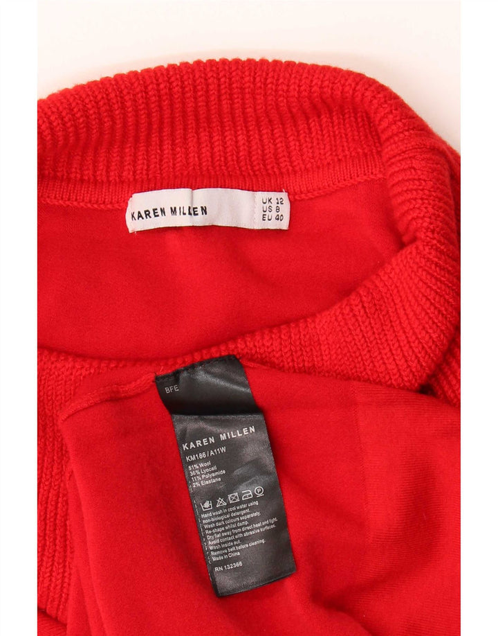 Abito maglione da donna Karen Millen UK 12 Lana rossa media