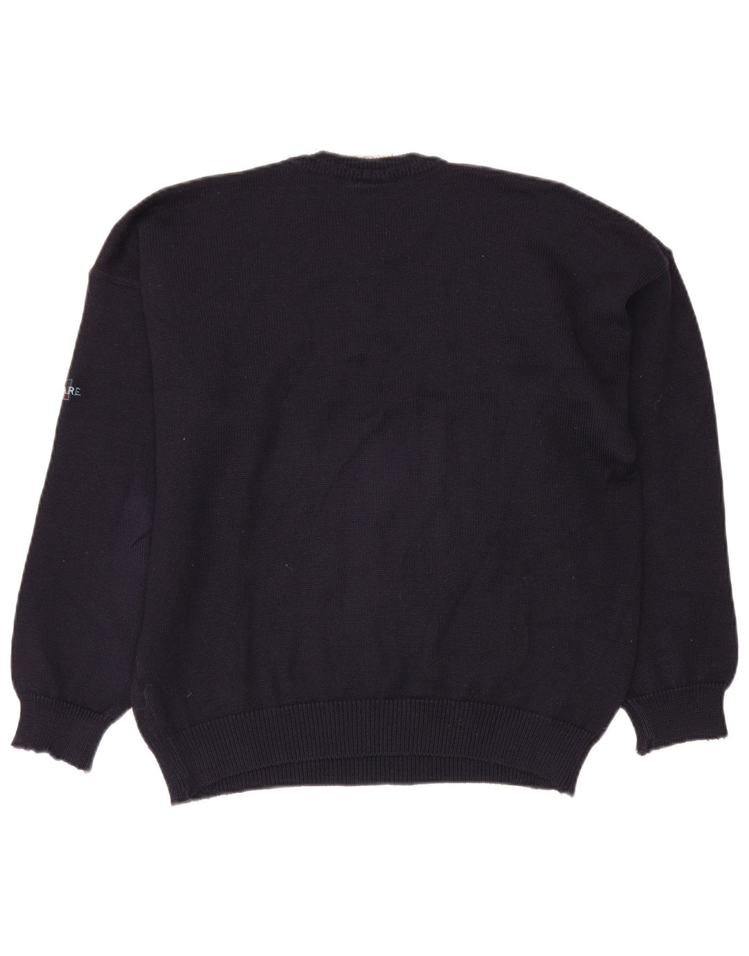 Maglione maglione girocollo da uomo Navigare grande blu navy a rombi/diamante