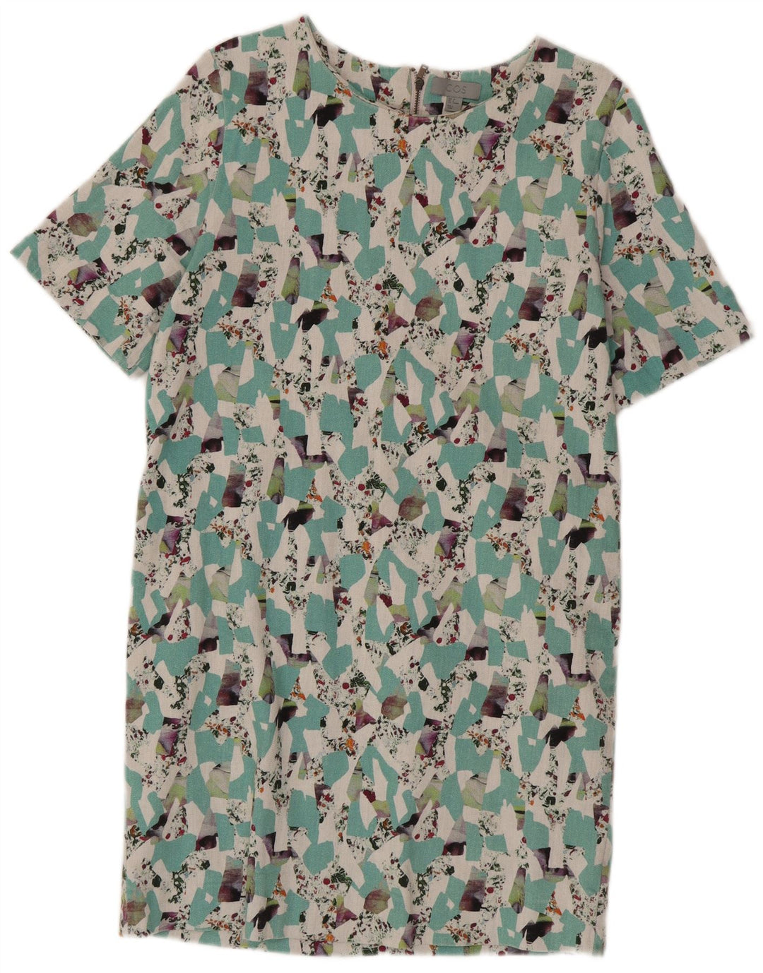 Abito a trapezio regolare da donna Cos EU 38 Cotone geometrico multicolore medio