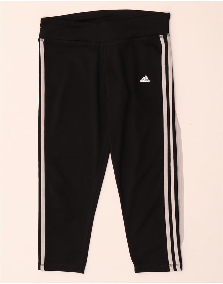 Leggings Adidas Climalite Capri da donna UK 12/14 Poliestere nero medio