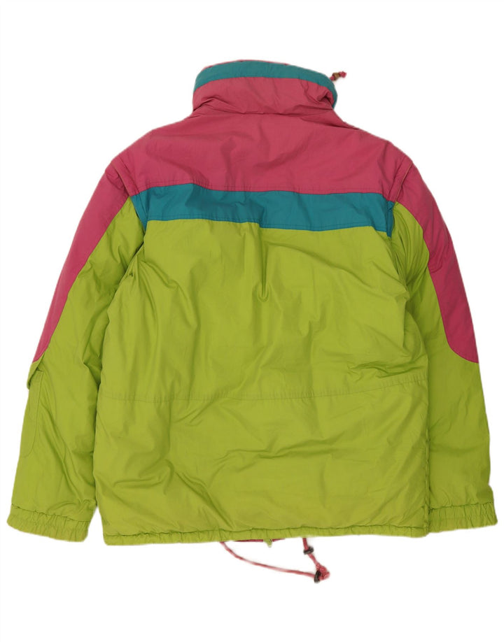Giacca da sci da uomo MC Kee's UK 40 Large Verde Colourblock Poliestere