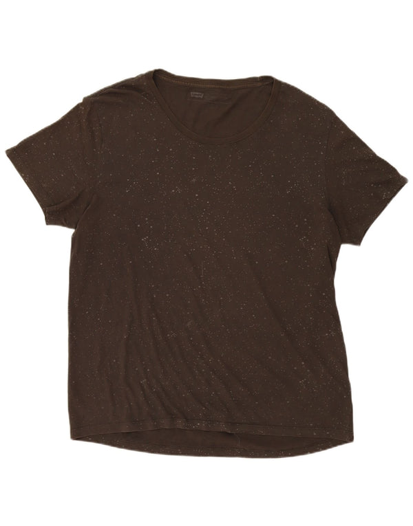 T-shirt Levi's da uomo slim fit, taglia grande, in cotone maculato kaki