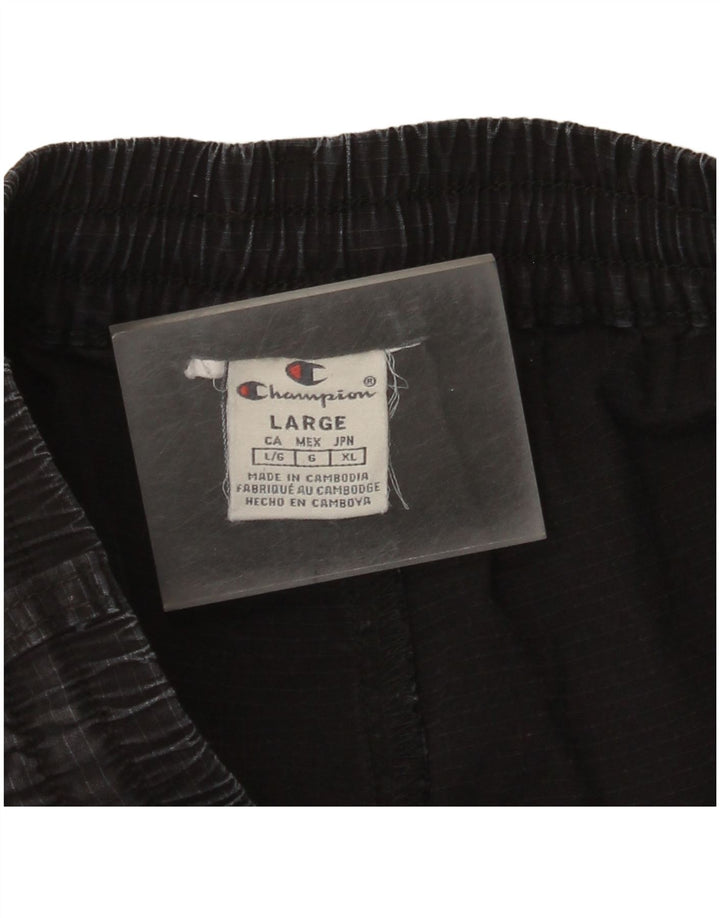 Pantaloni cargo da jogging da uomo Champion grandi W34 L28 neri