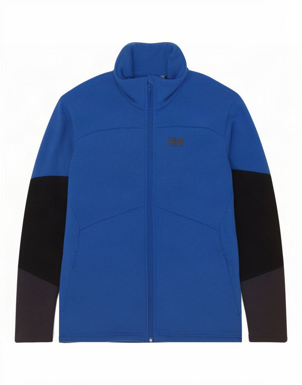 Giacca da ginnastica da uomo Helly Hansen, grande, in poliestere color block blu