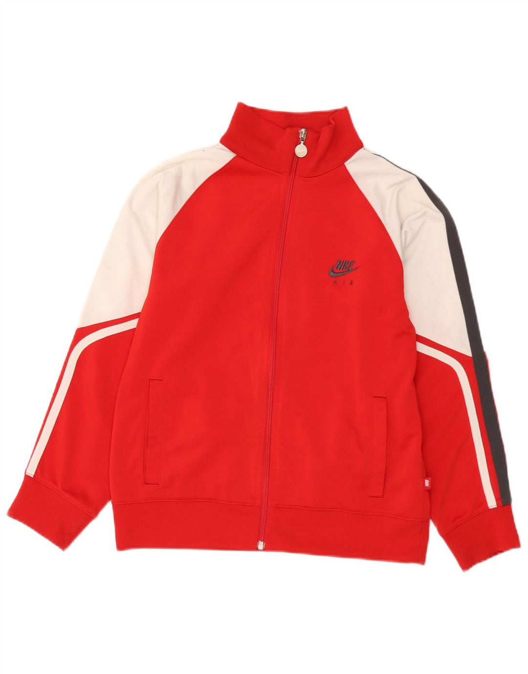 Giacca da ginnastica grafica Nike da ragazzo, 10-11 anni, colore rosso medio